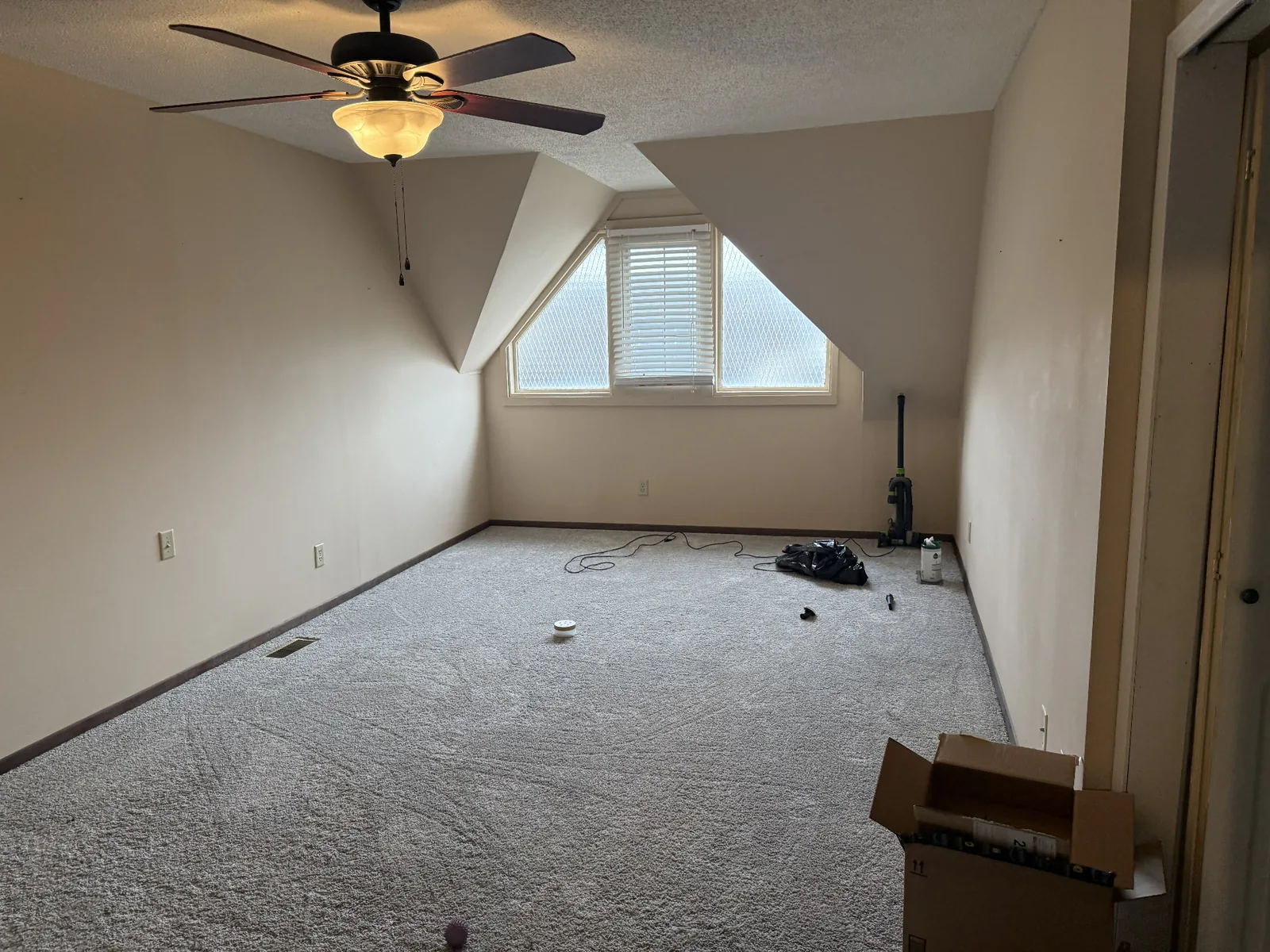 Interior room before painting