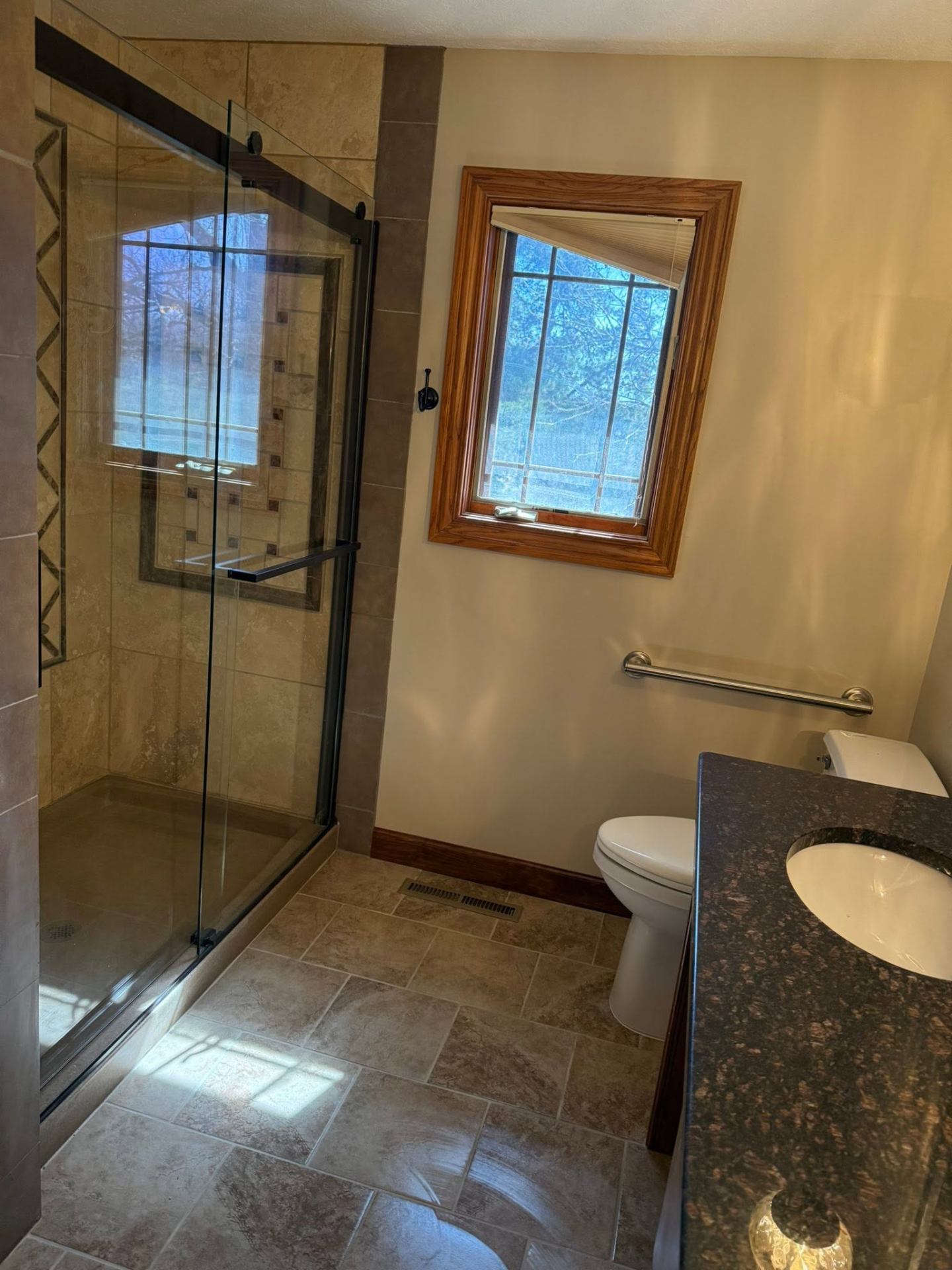 Bathroom Tile Floor — View 2 — After